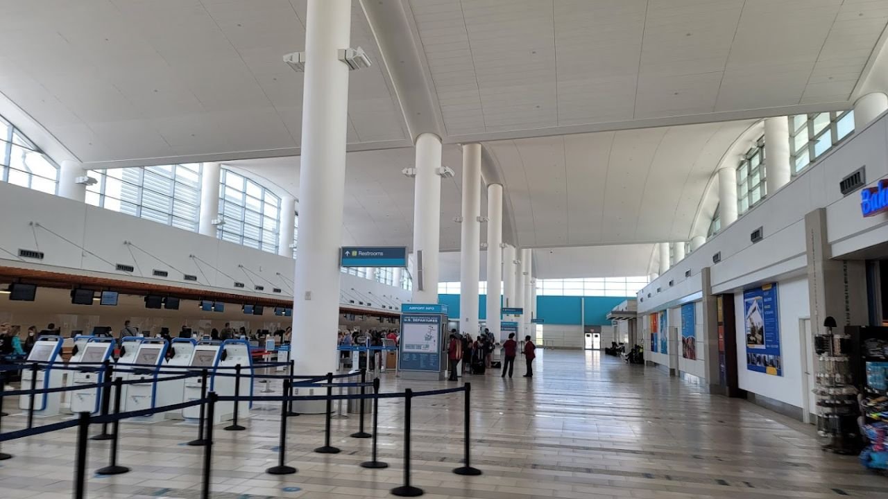 Which Terminal is Skytrans Airlines at HID Airport?